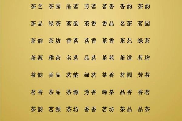 茶叶店名字大全-名字大全姓名