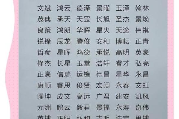 男孩名字大全2013-姓名学姓名